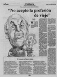 "No acepto la profesión de viejo"  [artículo] Nancy Garín.