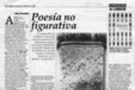 Poesía figurativa  [artículo] Jaime Valdivieso.