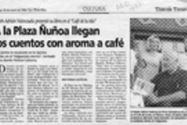 A la Plaza Ñuñoa llegan los cuentos con aroma a café  [artículo].
