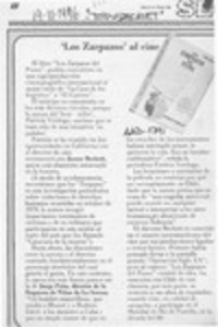"Los Zarpazos" al cine"  [artículo].