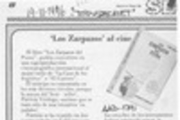 "Los Zarpazos" al cine"  [artículo].