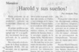 Harold y sus sueños!  [artículo] Abelardo Troy.