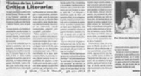 Crítica literaria  [artículo] Ernesto Massiglio.