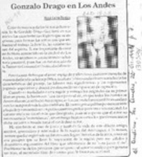 Gonzalo Drago en Los Andes