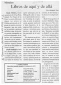 Libros de aquí y de allá