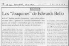 Los "Joaquines" de Edwards Bello  [artículo] Sergio Ramón Fuentealba.