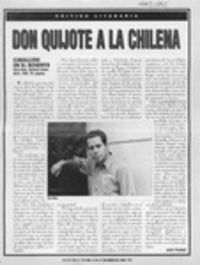 Don Quijote a la chilena  [artículo] José Promis.