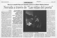 Neruda a través de "Las vidas del poeta"  [artículo].