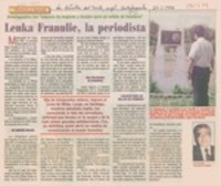 Lenka Franulic, la periodista