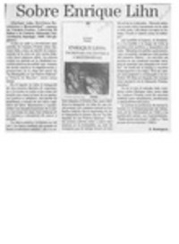 Sobre Enrique Lihn  [artículo] E. Rodríguez.