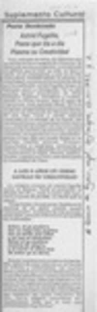 Astrid Fugellie poeta que día a día plasma su creatividad  [artículo].