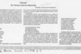 "Raizal" de Teresa García Mancilla