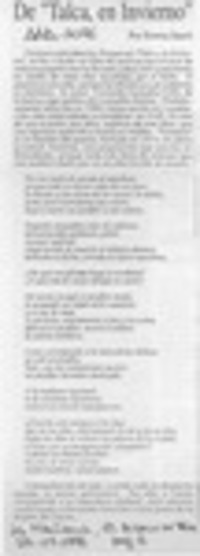 De "Talca, en invierno"  [artículo] Emma Jauch.