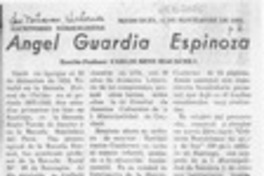 Angel Guardia Espinoza  [artículo] Carlos René Ibacache I.