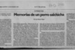 Memorias de un perro salchicha