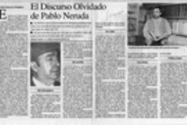 El discurso olvidado de Pablo Neruda