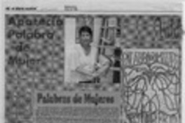 Apareció Palabra de Mujer  [artículo].