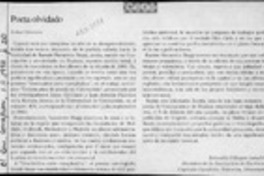 Poeta olvidado  [artículo] Reinaldo Villegas Astudillo.