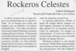 Rockeros celestes  [artículo] Gabriel Rodríguez.