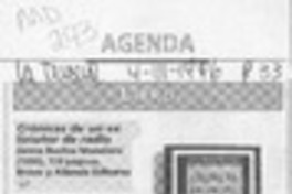 Crónicas de un ex locutor de radio  [artículo] Andrés Gómez.