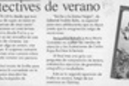 Detectives de verano  [artículo].