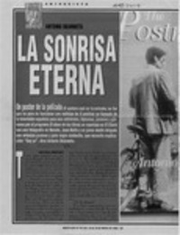 La sonrisa eterna  [artículo] Antonio Martínez.