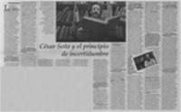 César Soto y el principio de incertidumbre