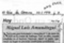 Miguel Luis Amunátegui