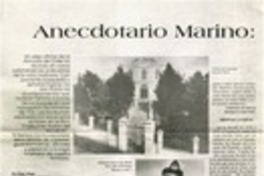 Anecdotario marino, entre la risa y el llanto