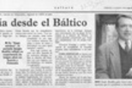 Poesía desde el Báltico  [artículo].