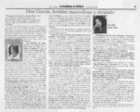 Díaz Garcés, hombre maravilloso y olvidado