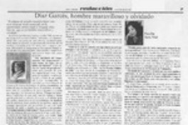 Díaz Garcés, hombre maravilloso y olvidado