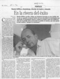 En la rivera del éxito  [artículo] Ximena Poo.