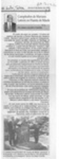 Cumpleaños de Mariano Latorre en Huerta de Maule  [artículo].