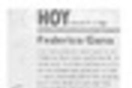 Federico Gana  [artículo] Daniel de la Vega.