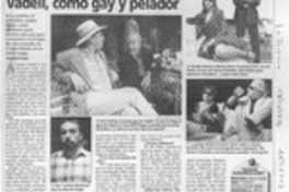 Vadell, como gay y pelador  [artículo] Leopoldo Pulgar I.