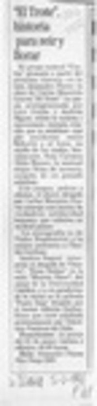 "El trote", historia para reír y llorar  [artículo].