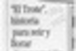 "El trote", historia para reír y llorar  [artículo].