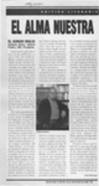 El alma nuestra  [artículo] José Promis.