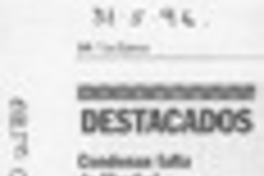 Condenan falta de libertad  [artículo].