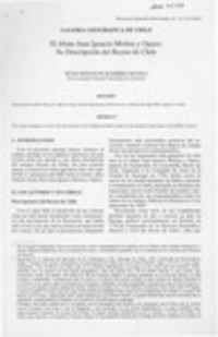 El Abate Juan Ignacio Molina y Opazo, su descripción del Reyno de Chile  [artículo] Hugo Rodolfo Ramírez Rivera.