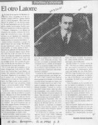 El otro Latorre  [artículo] Rodolfo Garcés Guzmán.