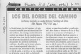 Los Del borde del camino  [artículo].