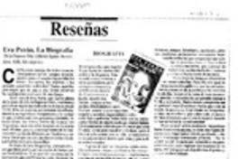 Eva Perón, la biografía  [artículo] Deborah Con.