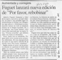 Fuguet lanzará nueva edición de "Por favor, rebobinar"  [artículo].