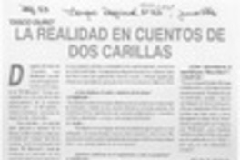 La realidad en cuentos de dos carillas  [artículo].