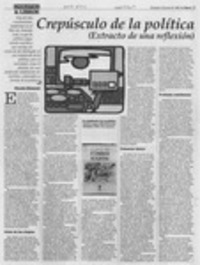 Crepúsculo de la política