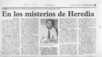 En los misterios de Heredia  [artículo].