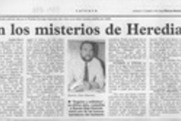 En los misterios de Heredia  [artículo].