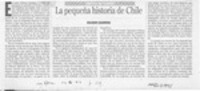 La pequeña historia de Chile  [artículo] Eduardo Guerrero.